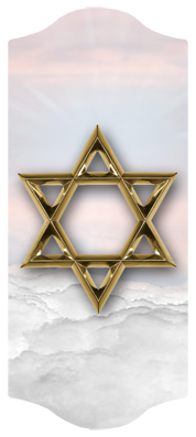 DARAY-C-120-PK-GD Star of David Pink-Gold